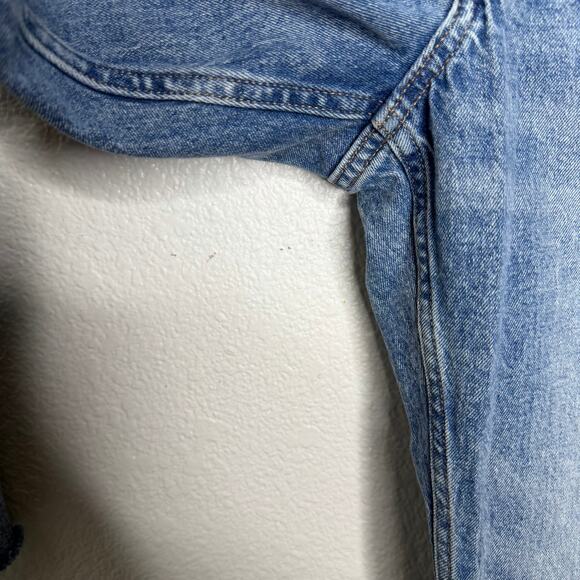 H&M Womens Jeans Size 12 Light Wash Blue Denim High Rise Straight Leg - Picture 13 of 14